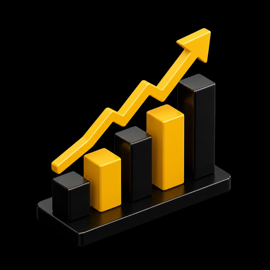 3D growth chart representing ETTCO Invest